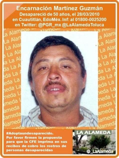 La Alameda EdoMex on Twitter TeBuscamos Encarnación Martinez Gúzman