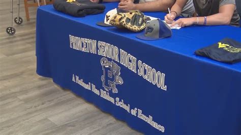 Princeton High School Baseball Signing Wvns