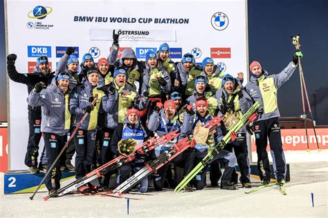 Biathlon Ski Nordique Les Quipes Nationales D Allemagne Pour La