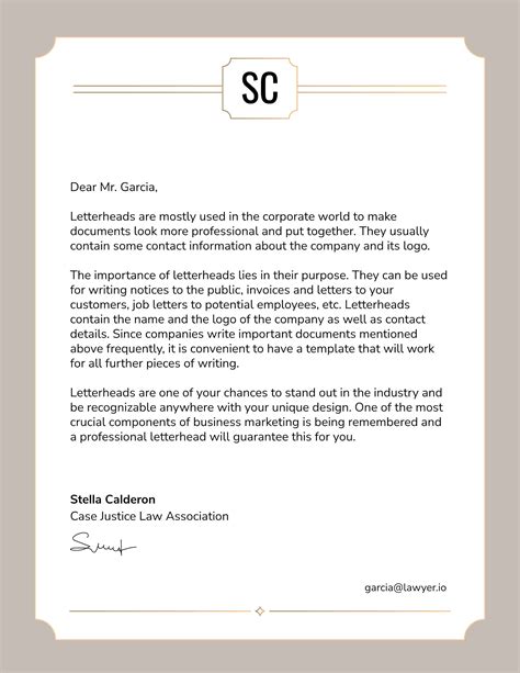 25 Stunning Letterhead Template Examples Renderforest