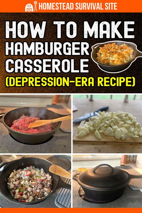 How To Make Hamburger Casserole Depression Era Recipe