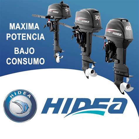 Motor Hidea Hp T Arranque El Ctrico Y Comandos Mundo Nautico