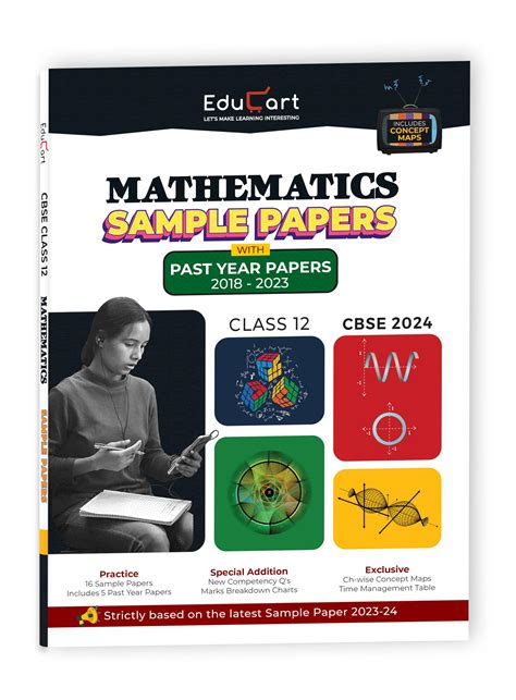 Buy Educart Cbse Mathematics Class 12 Sample Paper 2023 24 Introducing Revision S And Past Year