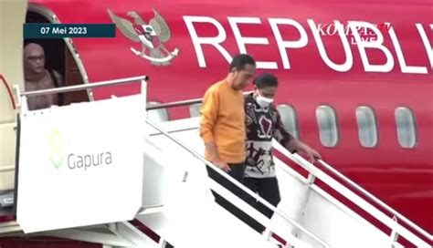 Presiden Jokowi Tiba Di Labuan Bajo Tiga Hari Sebelum Ktt Asean Dimulai