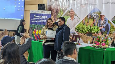 SENASAG CONCLUYE EXITOSO SIMULACRO PARA FORTALECER LA SANIDAD VEGETAL