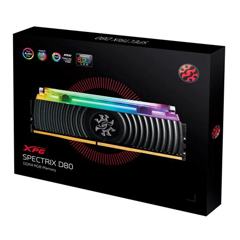 Memoria Ram DDR4 Adata 8GB XPG Spectrix D80 RGB Liquid Cooling 3600MHz