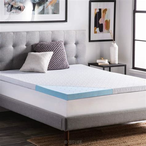 Best Lucid 3 Inch Gel Memory Foam Mattress Topper Cover Your House