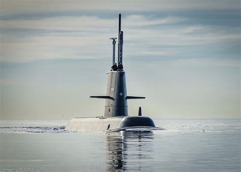 Sea Trials Commence Of Upgraded Gotland Submarine