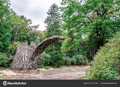 Rakotz Bridge Rakotzbrucke Devil S Bridge Kromlau Azalea Rhododendron