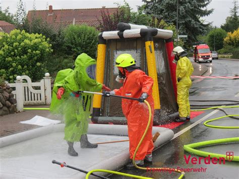 Chlorgasaustritt Freiwillige Feuerwehr Stadt Verden Aller