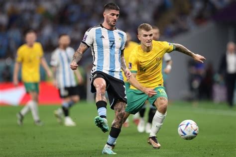 Rodrigo De Paul Entrena Diferenciado Y Es Duda Para El Argentina Vs