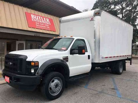 Ford F550 Xl Supreme 16 Ft Box With Tommy Gate Lift 2009 Van Box