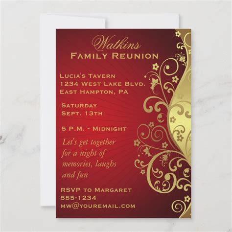 Family Reunion Invitation | Zazzle