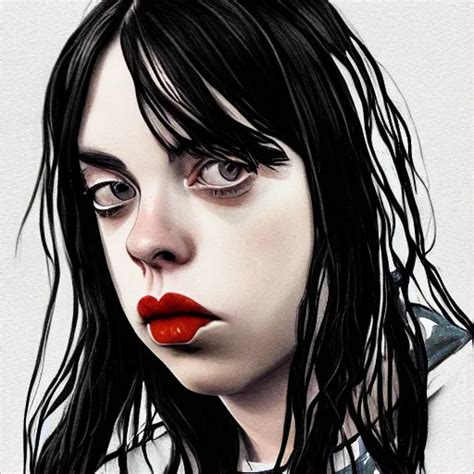 Billie Eilish Portrait By Ogata Gekko Stable Diffusion Openart