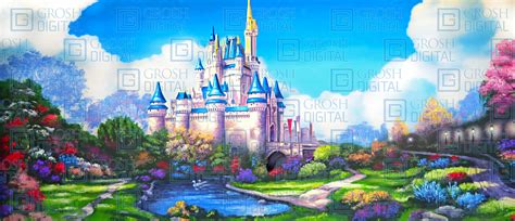 Fairytale Castle Projected Backdrops - Grosh Digital