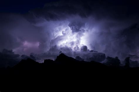 Banco De Imagens Nuvem Céu Noite Atmosfera Sombrio Clima Trevas Relâmpago Trovoada