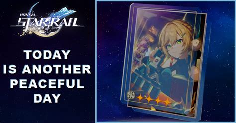 Today Is Another Peaceful Day Material Tier Honkai Star Rail