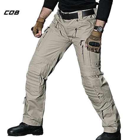 Cqb Outdoor Camping Hiking Pants Men Tactical Multi Pocket Water