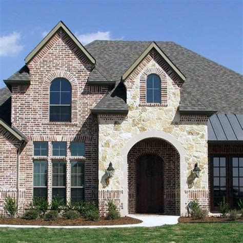 Top 50 Best Brick And Stone Exterior Ideas - Cladding Designs