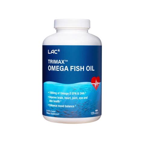 Jual Lac Omegas Fish Oil Trimax Omega Fish Oil Softgels