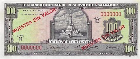 Will's Online World Paper Money Gallery - EL SALVADOR