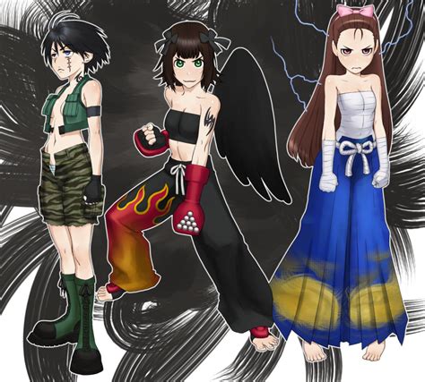 Amami Haruka Kikuchi Makoto Minase Iori Kazama Jin Devil Jin And 2