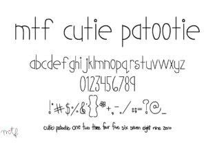 Cutie Patootie Font by Miss Tiina · Creative Fabrica