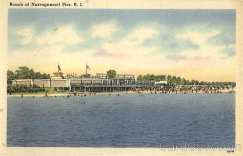 Beach At Narragansett Pier Rhode Island