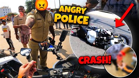 First Group Ride Me Bike Ka Crash Ho Gya😭 And Apni Bmw G310rr Seize Kardi Police Ne 😢💔 Youtube