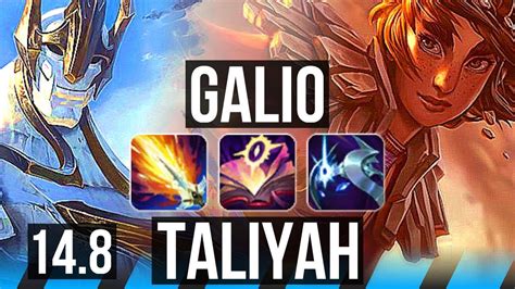 GALIO Vs TALIYAH MID 11 0 16 Legendary 500 Games NA