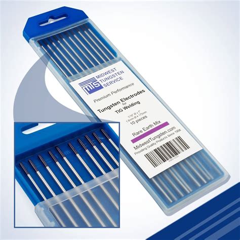 TIG Tungsten Electrodes Explained With Color Chart