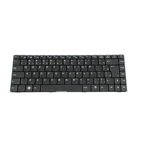 Teclado bringIT compatível Notebook Philco 14M S744LM Preto ABNT3