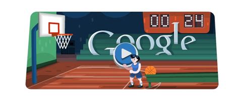 London 2012 basketball: Olympics day 13 Google doodle game | Technology ...