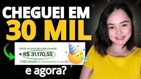 CHEGUEI AOS 30 MIL REAIS INVESTIDOS E Agora MINHA CARTEIRA DE