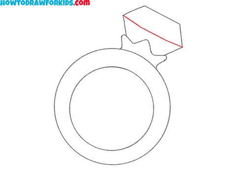 How To Draw A Ring Easy Drawing Tutorial For Kids