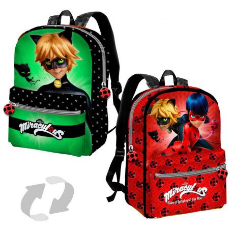 Sac Dos Ladybug Miraculous R Versible Cm