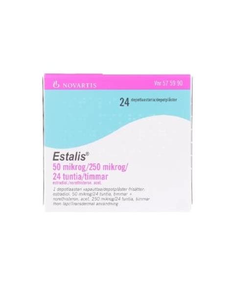 Estalis 50 +250 mcg/24 timer depotplaster 24 STK - Apotek 1