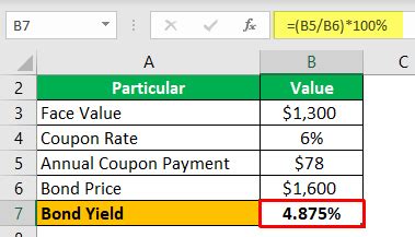 Bond Yield Formula - How To Calculate, Examples, Vs Bond Price