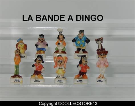 SERIE COMPLETE DE FEVES LA BANDE A DINGO DISNEY Fèves de collection