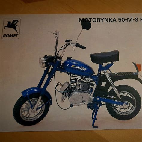 Motorynka Romet Pony M Prospekt Karta Katalog Warszawa