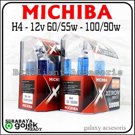 Jual Bohlam Halogen Xenon Blue 5000K 12v H4 H3 H11 9011