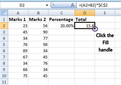 Relative und absolute Zellbezüge in MS Excel Acervo Lima