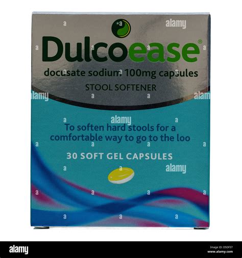 Une Boîte De Capsules De Dulcoease Pour Ramollir Les Selles Lorsque