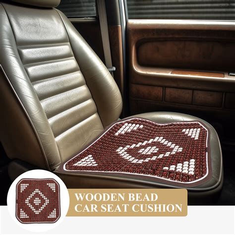 Wooden Bead Car Seat Cover Cool And Comfortable Np Ebay