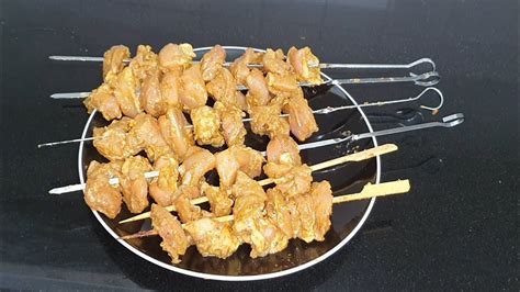 Chicken Sekuwa Recipechicken Bbq Barbecuechicken Skewerschicken