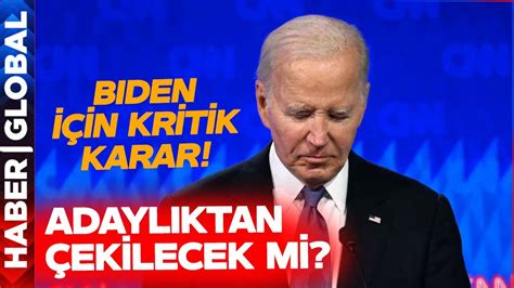 ABD Başkanı Biden Adaylıktan Çekilecek mi İşte Biden Yerine Gelmesi