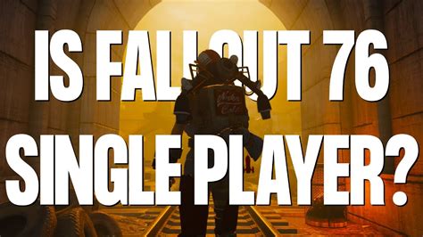 Is Fallout Single Player How To Play Fallout Solo Youtube