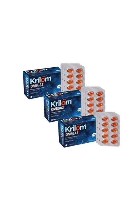 Krilom Omega-3 50 Yumuşak Kapsül 3 Adet Fiyatı, Yorumları - Trendyol