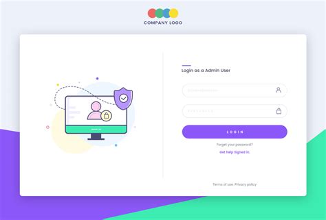 admin login page images behance