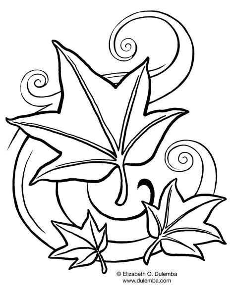 September Coloring Pages Fall Outline Free Printable Coloring Pages